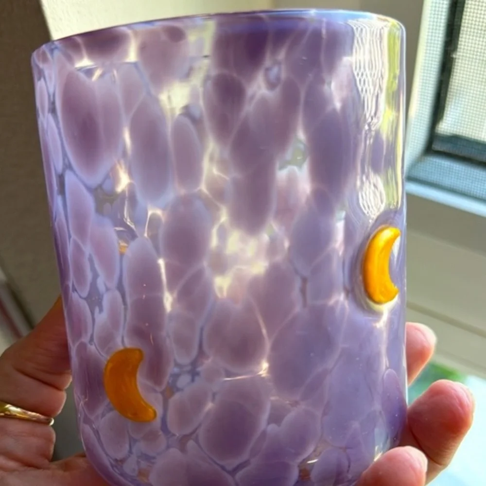 Crescent mystic moon icon juice glass Halloween - Picture 9 of 9